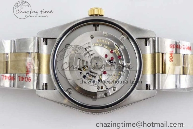 0203 Effortless Diamond Skydweller SS YG TWF Best Edition Black Dial on SS YG Bracelet Asian 23J to 2343